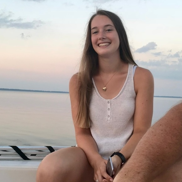 American Eagle white sweater tank size M (Juniors) - Picture 6 of 7